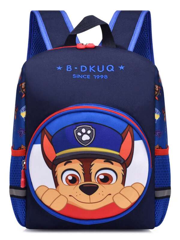 Paw Patrol حقيبة ظهر فريق وانغوانغ، حقيبة كرتونية جميلة وممتعة للأطفال، حقيبة مدرسية عصرية متعددة الاستخدامات، حقيبة سعة كبيرة، أفضل هدية عيد ميلاد