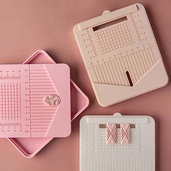 1 件带手柄的聚合物粘土耳环打孔托盘 - 手工珠宝的精密穿孔工具，聚合物粘土耳环工具 - DIY 粘土工艺品的必备品