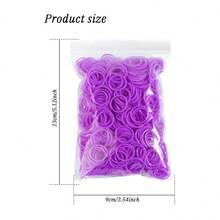 1000pcs/7500pcs Random Mixed Color Rubber Bands Set, Suitable For Necklaces, Bracelets, DIY Handmade Creative Daily Sharing, Graduation Season, Holiday Party DIY Wear, Weaving, Holiday Gift - Rubber Band - View 5