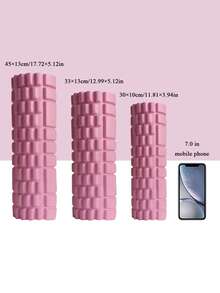 1 件 30/33/45 厘米 3 种尺寸可选高密度泡沫滚轴，深层组织按摩肌肉滚轴，适用于瑜伽、健身、普拉提、肌筋膜放松 - 彩色 - 查看 4