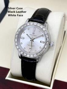 Pablo Raez 1pc 18K Gold Ladies Watches Luxury Vintage Women Dress Wristwatch Summer Accessories Jewelry Square Crystal Fantasy Original Charming Watches Fashionable Rectangle Rhinestones Stainless Steel IPG Golden Non Tarnish Plated Color Metal Case Elegant Top Brand New Shinning Rhinestones Design - one-size - View 17