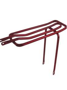 Bagageiro Garupa Bike Aro 26 Tubo Grosso Articulado Vermelho - Vermelho - Visão 2