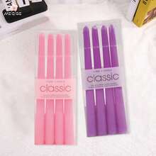 8pcs/2 Boxes Or 4pcs/1 Box Pink & Purple & Red Cone Candles - 10 Inch & 24pcs White Candle Wax Pellets Fixed Candles Non-Drip, Smokeless, Odorless - 8 Hour Burn Time - Tall Candle Holders - Suitable For Receptions, Churches, Advent, Christmas, Halloween And Other Holidays, Ideal For Weddings, Dinners, Home Decor, Birthday Parties, Increase The Height Of Central Decorations, Enhance Formal Dinners And Create Ambient Lighting.