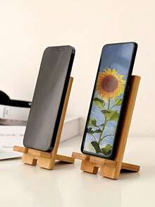 Adjustable Bamboo Phone & Tablet Stand, Portable Holder For Desk, Home & Travel, Compatible With 4-13 Inch Devices For Apple Android Phone, Gifts For Family,Friends,Birthday,Spring, Summer, Mother Day, Boyfriends, Girlfriends