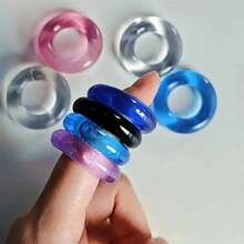 2/4/6/8/10 Elegant Men's Silicone Ring, Superhero Theme, Multiple Colors Available Randomly, Suitable For Weddings, Birthdays, Anniversaries, Graduation Ceremonies, Christmas, Halloween, Thanksgiving, Hanka - Fun Party Accessories And Fashion Jewelry