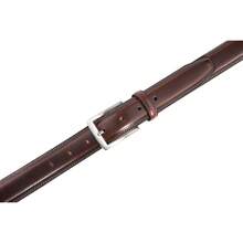 Genuine Leather Dress Belts For Men - Mens Belt For Suits, Jeans, Uniform With Single Prong Buckle - 1233 干邑 - 查看 11