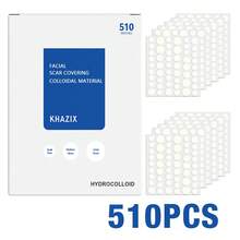 510pcs Transparent Acne Pimple Patch, Containing Tea Tree Oil Quality Ingredients, Gentle & Non-Irritating, Alcohol-Free, Scar Covering, Hydrocolloid Material, Comfortable Patch