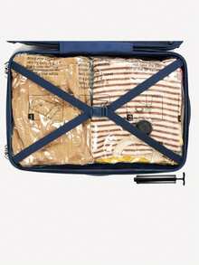 6 Pack Vacuum Storage Bags Space Saver Bags Vacuum Seal Bags , Space Bags, Vacuum Sealer Bags For Clothes, Comforters, Blankets, Bedding Home Travel Organizer