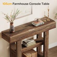Tribesigns Sofa & Console Tables - 棕色 - 查看 11