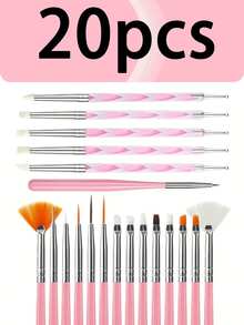 80件套粉色系列美甲工具套装，包含48格可重复使用的美甲泥、10个美甲支架+2个透明底座、15支美甲笔+5支点钻笔，可用于展示和练习美甲贴纸，磁性假指甲支架方便专业美甲练习，套装内含美甲胶水和假指甲，适合DIY新手和家庭美甲沙龙使用，是送给女性的绝佳圣诞礼物。