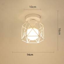 Nordic Style Pendant Light, Modern Minimalist Industrial Retro Creative Personalized Bar Hallway Bedside Bedroom Small Pendant Lamp - Multicolor - View 13