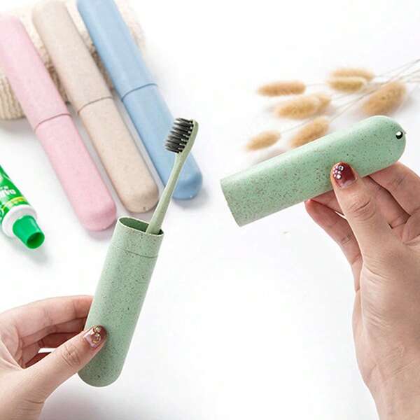 4 قطع/2 قطعة/1 قطعة حافظة فرشاة أسنان للسفر، حامل فرشاة أسنان للسفر، أغطية فرشاة أسنان، واقي فرشاة الأسنان، غطاء فرشاة أسنان محمول قابل للخلط، مستلزمات صحية لفرشاة الأسنان للاستخدام في الخارج، متوفرة بألوان متعددة