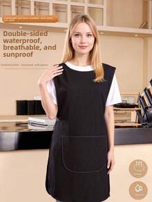 Avental moderno vintage, unissex com bolsos, adequado para cozinhar, assar, pintar, cozinha, jardim, ao ar livre