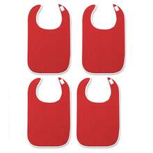 Set de 4 baberos grandes para adultos, baberos de tela tipo toalla para el cuidado de ancianos - Multicolor - Ver 15