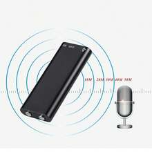 三合一 8G 迷你数码录音笔 + 立体声 MP3 音乐播放器 + 8GB 存储 U 盘 - 黑色[8GB] - 查看 9