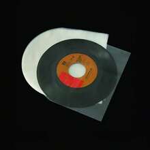 50X Anti Static 12'' LP LD Vinyl Record Covers Inner Sleeves Clear Cover Plastic - Default - View 5