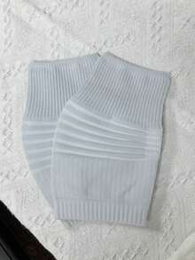 1 双女士男士羊绒护膝支撑腿套冬季保暖羊毛骑行滑雪跑步护膝加厚护膝袖套护膝 - 彩色 - 查看 16