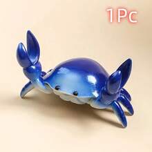 1 件螃蟹形多功能桌面配件，防水创意礼物，手机和眼镜架，举重手机支架，螃蟹形桌面收纳架