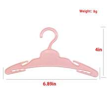 MSYO 20pcs/Set Mini Doll Clothes Hangers, 5 Colors Available, Fashion Doll Clothing Accessories