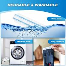 Reusable Microfiber Mop Pads Compatible With O Cedar H2prO Flat Mop System, H2prO Flat Mop Replacement Pads, Flat Mop Refills Flat Mop Heads Replacements For Floor Cleaning, Machine Washable, 4 Pack - trắng - Xem 4