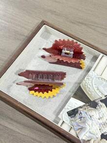 1pc/2pcs Cute Hedgehog Shaped Hair Clips, New Design, Suitable For Bun Hairstyle Decoration, Ornament, Gift