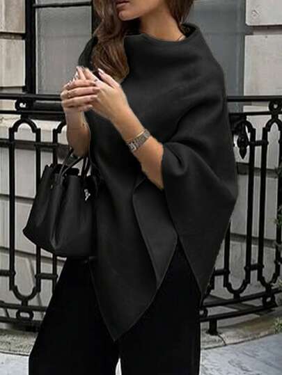 Women's Street Casual Simple Sexy Round Neck Asymmetrical Shawl Hollow Knitted Tops Short Sleeve Mesh Knit Shirts Beach Cover Ups Outfits Lightweight Pullover Shrug Shawl Up Half Bat Loose Blouses Fall Women Clothes