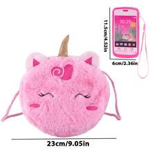 Unicorn Theme Children's Pretend Play Makeup Set, Children's Realistic Makeup Toy Set, Unicorn Theme Gift, Pretend Play Toy Set, Suitable For Little Girls, Halloween/Thanksgiving/Christmas Gift - Multicolor - View 11