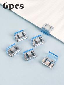 6pcs Invisible Pant Leg Shortener Clips, No-Sew Hidden Clamps And Leg Tightening Devices To Prevent Pants From Dragging On The Ground, Multipurpose Clips For Home, Office, File And Paper Organization - Multicolor - View 20