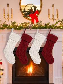 1 chiếc tất Giáng sinh thêu tên cá nhân, tất Giáng sinh đan thủ công cho gia đình, tất Giáng sinh năm 2025 có tên trẻ em, tất Giáng sinh gia đình. Quà tặng cho gia đình, quà tặng cho trẻ em, quà tặng cho nữ, tất Giáng sinh, quà Giáng sinh, đồ dùng quà tặng Giáng sinh - Nhiều màu - Xem 8
