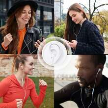 Przewodowe słuchawki douszne kompatybilne z 'em z wbudowanym pilotem do sterowania muzyką, połączeniami telefonicznymi i głośnością kompatybilne z 'em 14/13/12/11/XR/XS/X/8/7/SE/Pro/Pro Max, Przewodowe słuchawki douszne kompatybilne z Apple Lightning, Przewodowe słuchawki douszne kompatybilne z 'em/kompatybilne z iPadem Lightning, Przewodowe słuchawki EarPods ze złączem Lightning,