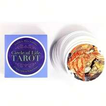 78pcs Classic Fortune Telling Tarot Cards - The Wheel Of Life, Suitable For Beginners, Family Gatherings And Parties, Emotional Insight And Divination Game, Perfect Gift, Compact And Portable, Portable Fate Game, Divination Cards, Multi-Player Divination Cards - Multicolor - View 10