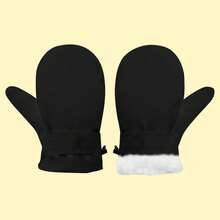 Binomata 1 Pair Toddler Boys & Girls Cartoon Waterproof Warm Winter Gloves, M Size For 1-3 Years, L Size For 3-8 Years, Outdoor Snow Ski Mittens - Multicolor - View 38