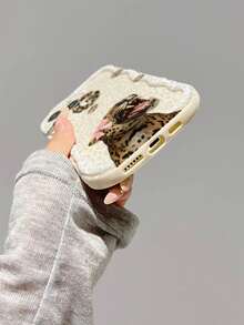 Capa de Telefone com Estampa de Leopardo Letra G Compatível com iPhone 16/16 Plus/16 Pro/16 Pro Max, iPhone 15/15 Plus/15 Pro/15 Pro Max, iPhone 14/14 Plus/14 Pro/14 Pro Max, iPhone 13/13 Pro/13 Pro Max, iPhone 12/12 Pro/12 Pro Max, iPhone 11/11 Pro/11 Pro Max, Anti-Queda, Resistente à Sujeira, Cobertura Total