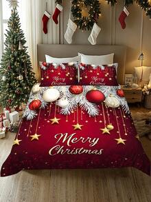 Juego de ropa de cama de 2/3 piezas con estampado digital, suave y cómodo, adecuado para dormitorio, habitación de invitados, sala de juegos, hotel, dormitorio escolar - Multicolor - Ver 2