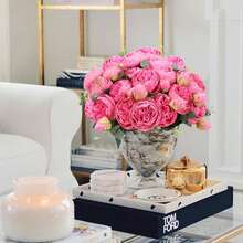 1/3/80 bông hoa giả, hoa mẫu đơn lụa, bó hoa cưới, hoa hồng giả, hoa cẩm tú cầu dùng cho bình hoa cưới, trang trí nhà cửa, phòng ăn, phòng ngủ, phụ kiện tiệc sinh nhật, lễ hội, trang trí sân vườn ngoài trời, trang trí phòng ngủ, nguyên liệu làm vòng hoa DIY, vật liệu trang trí tiệc sinh nhật, phụ kiện trang trí nhà cửa, ngày Valentine, trang trí phòng ngủ, trang trí phòng ngủ. - Màu Hồng Tươi - Xem 7