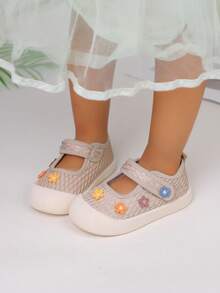 Toddler Boys' Soft Sole Lightweight Spring Shoes, Infant Girls' Autumn/Spring Footwear - Khaki - View 5