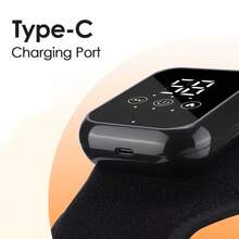 1PC Electric Heating Ankle Protection Hot Compress Vibration Massage Foot Therapy Device Ankle Joint Relaxation Heat Insulation Device,Ankle Massager