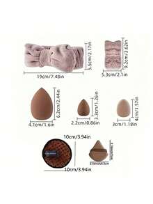 20 miếng bông mút trang điểm, bông tán kem nền, bông mút đánh kem nền, miếng tẩy trang, phụ kiện trang điểm, giá cả phải chăng, thích hợp làm quà Giáng sinh, mỹ phẩm, dụng cụ trang điểm, hàng giá rẻ, quà tặng, quà tặng cho nữ, quà Giáng sinh - Nhiều màu - Xem 12