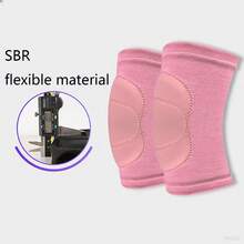 1 件加厚海绵舞蹈护膝，适用于瑜伽、轮滑、排球、滑冰、户外训练运动、防撞护膝 - 彩色 - 查看 4