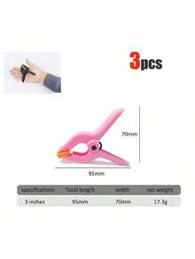 12pcs Plastic Spring Clamps, Small Heavy Duty Clips For Crafts, Backdrop Stand, Woodworking, Photography Studios Multi-Purpose Spring Clamps - Strong Grip Plastic Clips For Woodworking, Photography Backdrops & Crafts