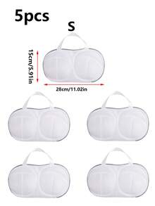 1件/3件/5件灰色文胸洗衣袋 专用内衣洗衣机洗衣袋 洗衣网袋 防变形防护洗衣袋 - 彩色 - 查看 16