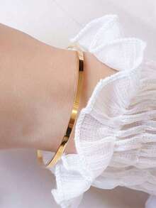 6.5cm Stainless Steel Jewelry Set, Bracelet, Earrings, Women's Accessories, Stainless Steel Earrings, Stainless Steel Earrings, Women's Accessories, Christmas, Halloween, Gold Jewelry, Wedding Accessories