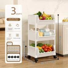 Estantería de almacenamiento para el hogar, estantería de libros, estantería de almacenamiento de juguetes y snacks, carrito móvil para madre y bebé, estantería de almacenamiento de cocina, almacenamiento