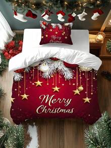 Juego de ropa de cama de 2/3 piezas con estampado digital, suave y cómodo, adecuado para dormitorio, habitación de invitados, sala de juegos, hotel, dormitorio escolar - Multicolor - Ver 3