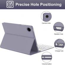 TenYide Detachable Bluetooth Wireless Keyboard Cover Compatible With Samsung Galaxy Tab A7 10.4"/A7 Lite/A7 Lite 8.7"/A8 10.5"/A8 LTE/S9 2025/A9 Plus 10.95/S9 FE 2025/S7 11"/S8 11"/S9+/S9 SE 2025/S6 Lite 10.4" Series - UK Layout. Multi-Angle Protective Case With Pen Holder, Magnetic Closure. Available In 4 Colors.