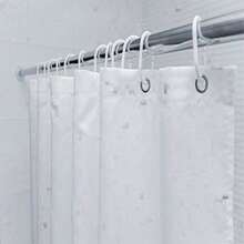 1pc Brown Gradient Shower Curtain Set Honeycomb Plaid Print Bathroom Decoration Shower Curtain Set Polyester With Plastic Shower Hooks