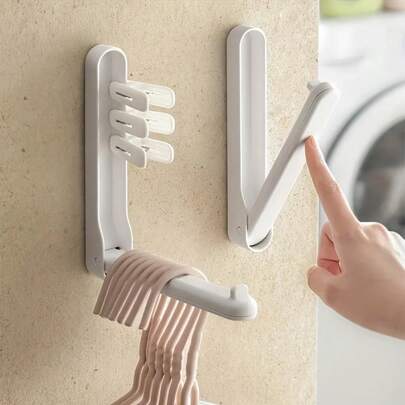 Space-Saving Hanger Devices, Foldable Hanging Storage Racks, Hook-Type Storage Racks, And Hanger-Type Storage Racks