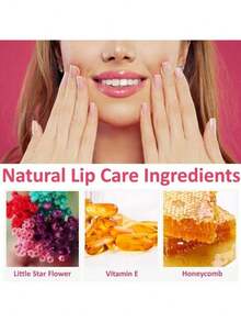 A Set Of Huahua Fruit Juice Lipstick, Which Can Provide Moisture And Lasting Nutrition As The Temperature Changes, Accompanied By A Magic Color Changing Lip Glaze 3Pcs - Nhiều màu 2 - Xem 3