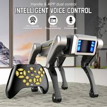 Robot Pet Dog  Smart AI-Powered Companion, App & RC Control, Interaction Robotics Toys-Grey - Grey - View 2
