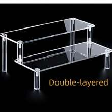 Présentoir en acrylique convenant pour les bouteilles de parfum, les cosmétiques, les petites figurines, les objets de collection, l'affichage de bijoux, le stockage et l'organisation